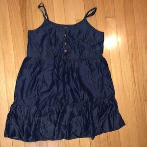 Navy blue mini dress